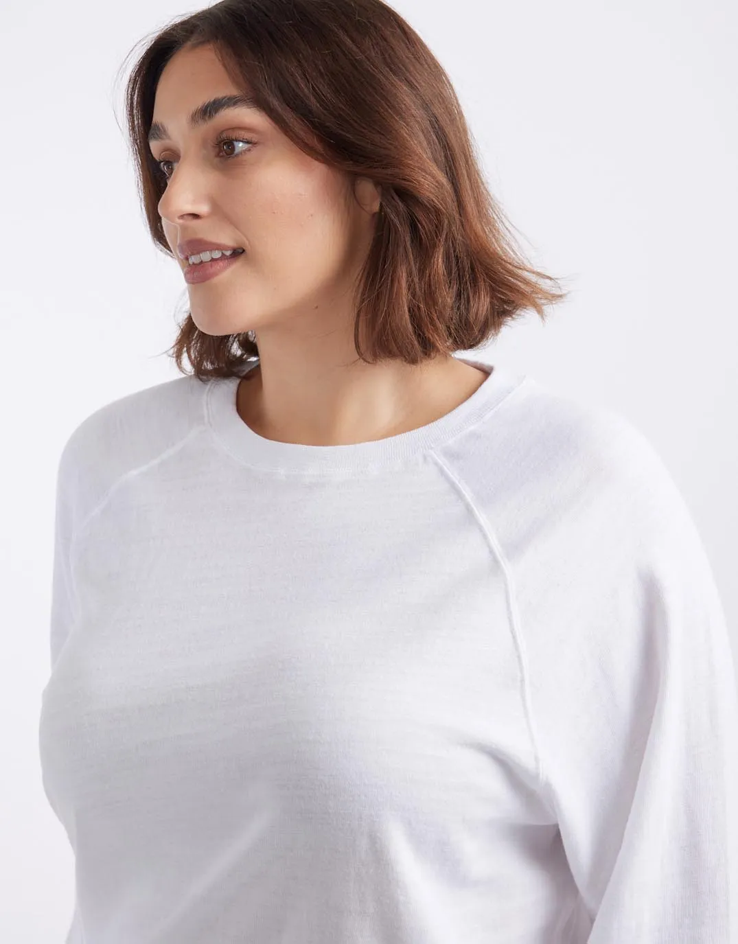Sunset Throw On Top - White