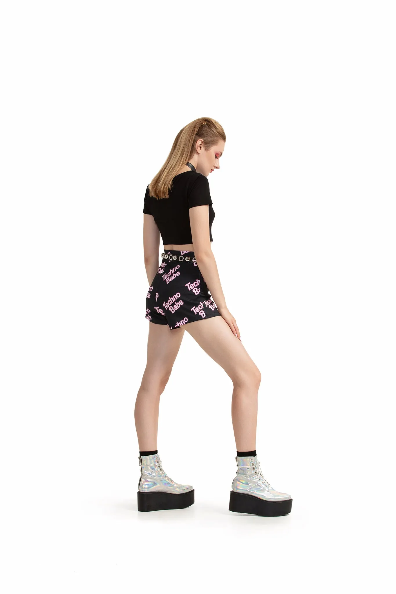 Techno Babe [Black] - Shorts
