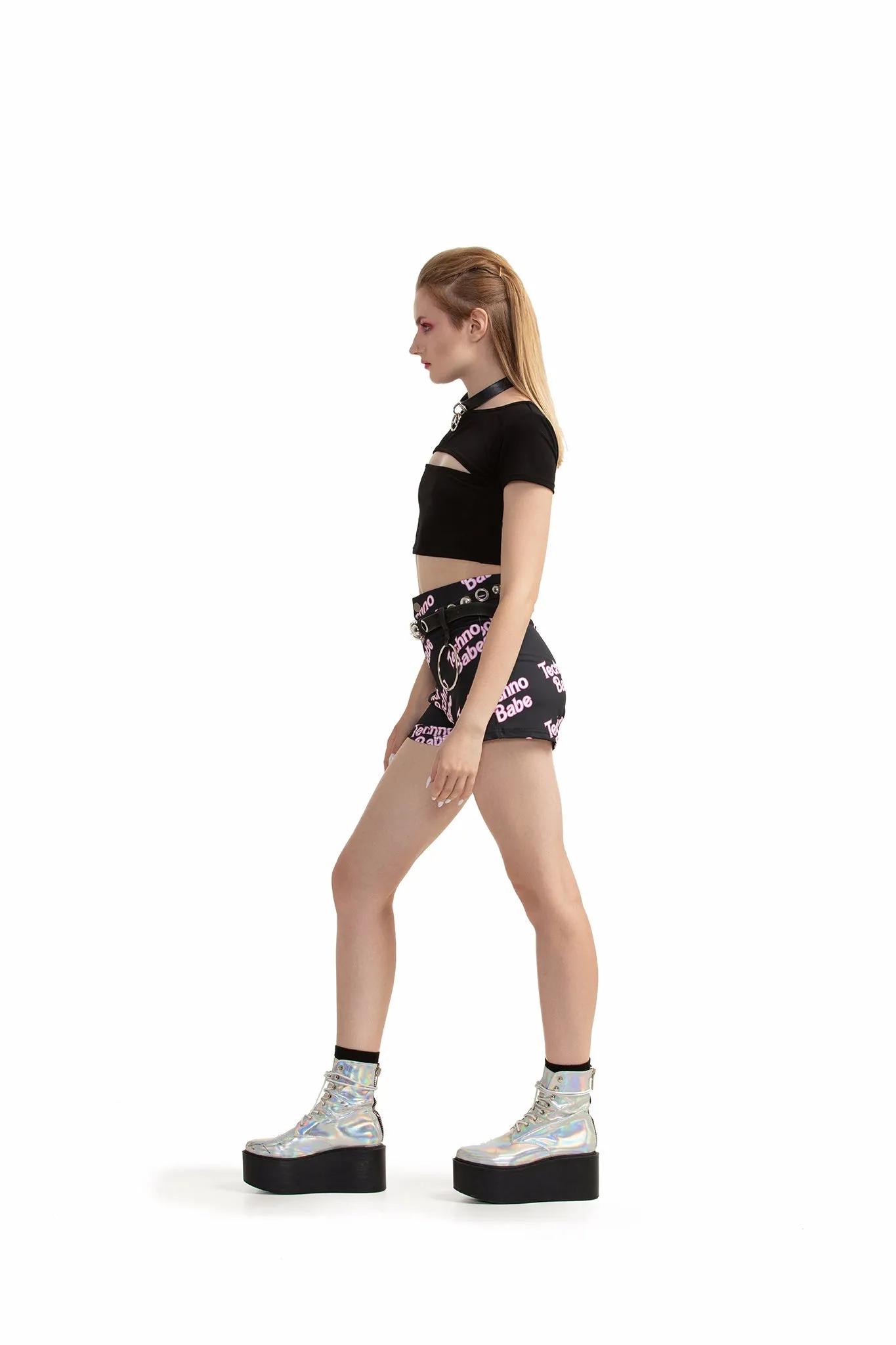 Techno Babe [Black] - Shorts