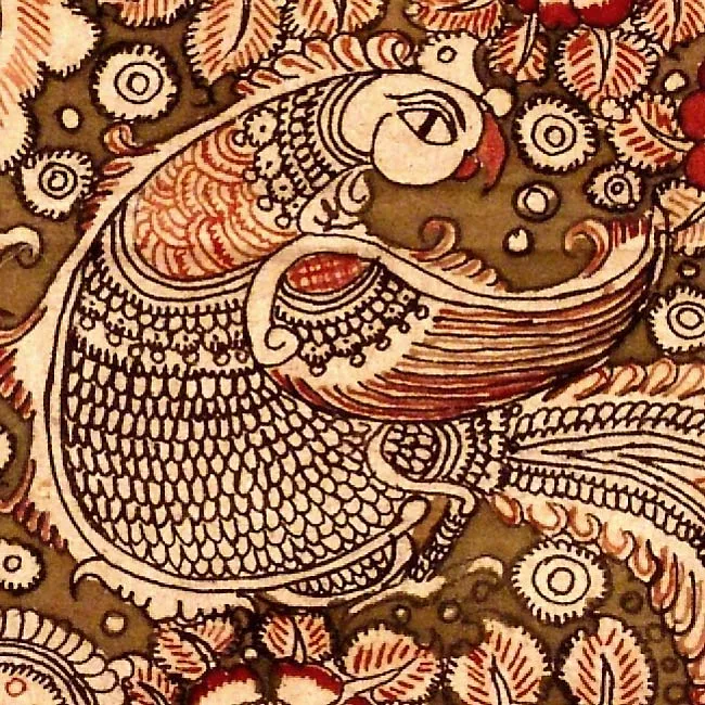 The Autumn Tree - Kalamkari Pen Painting