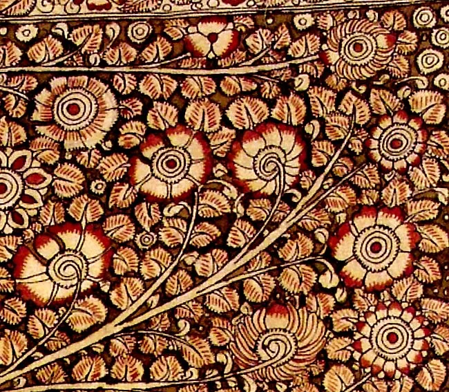 The Autumn Tree - Kalamkari Pen Painting