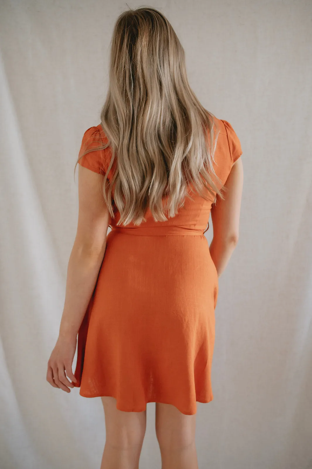 The Celeste Linen Shirtdress
