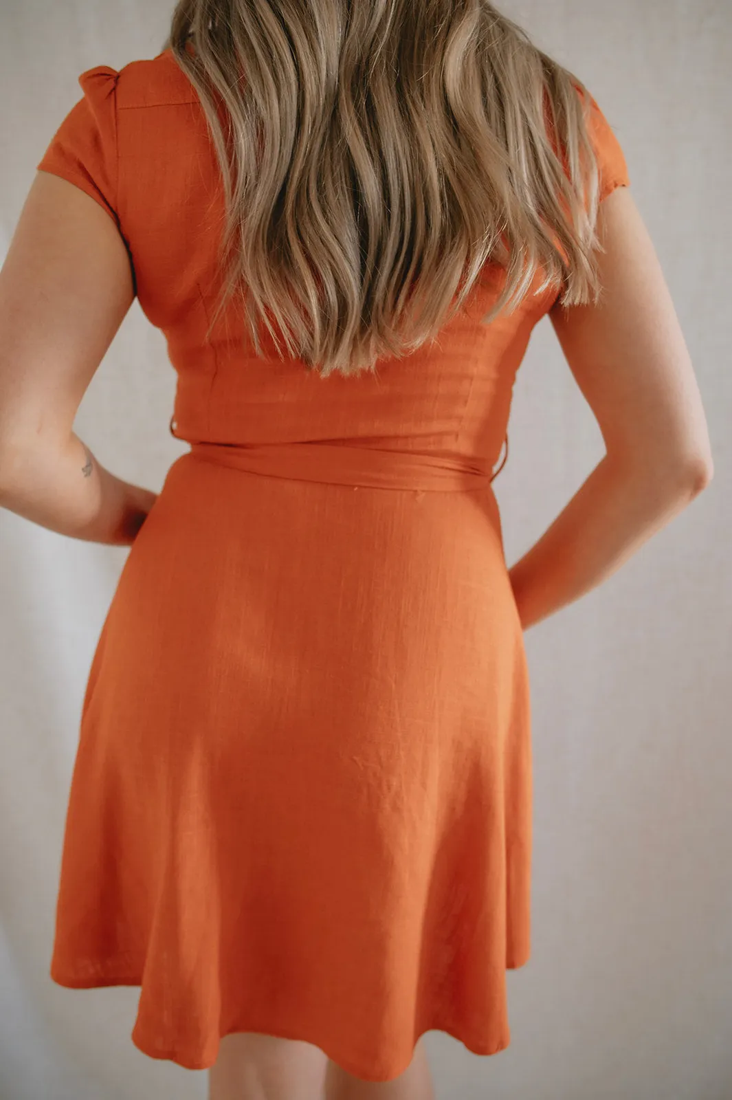 The Celeste Linen Shirtdress
