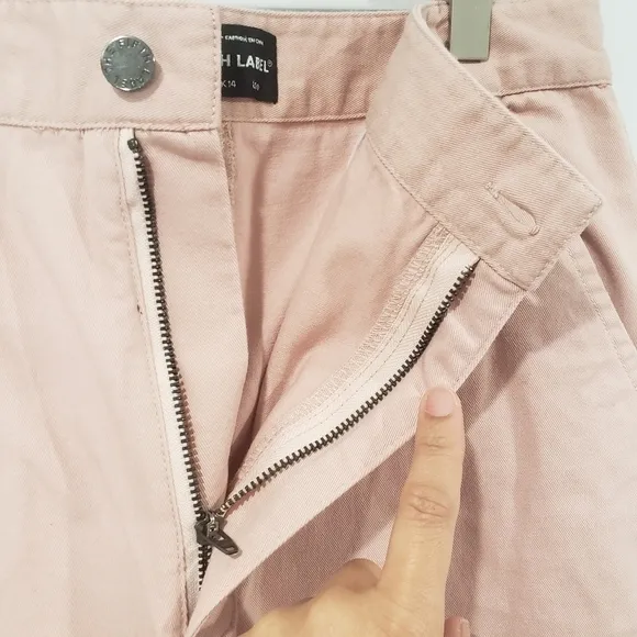 The Fifth Label high waisted baggy Soft Pants in pink Size US 10