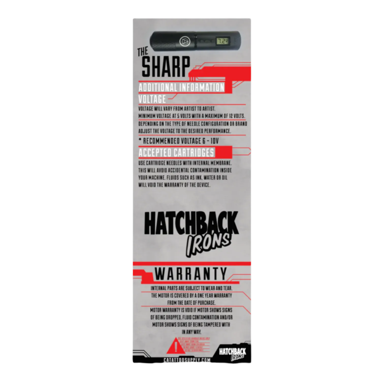 THE SHARP 3.5 Stroke 32mm and 38mm Pendulum Grip