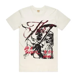 Threat To The Game Heavy Weight Tee - Natural