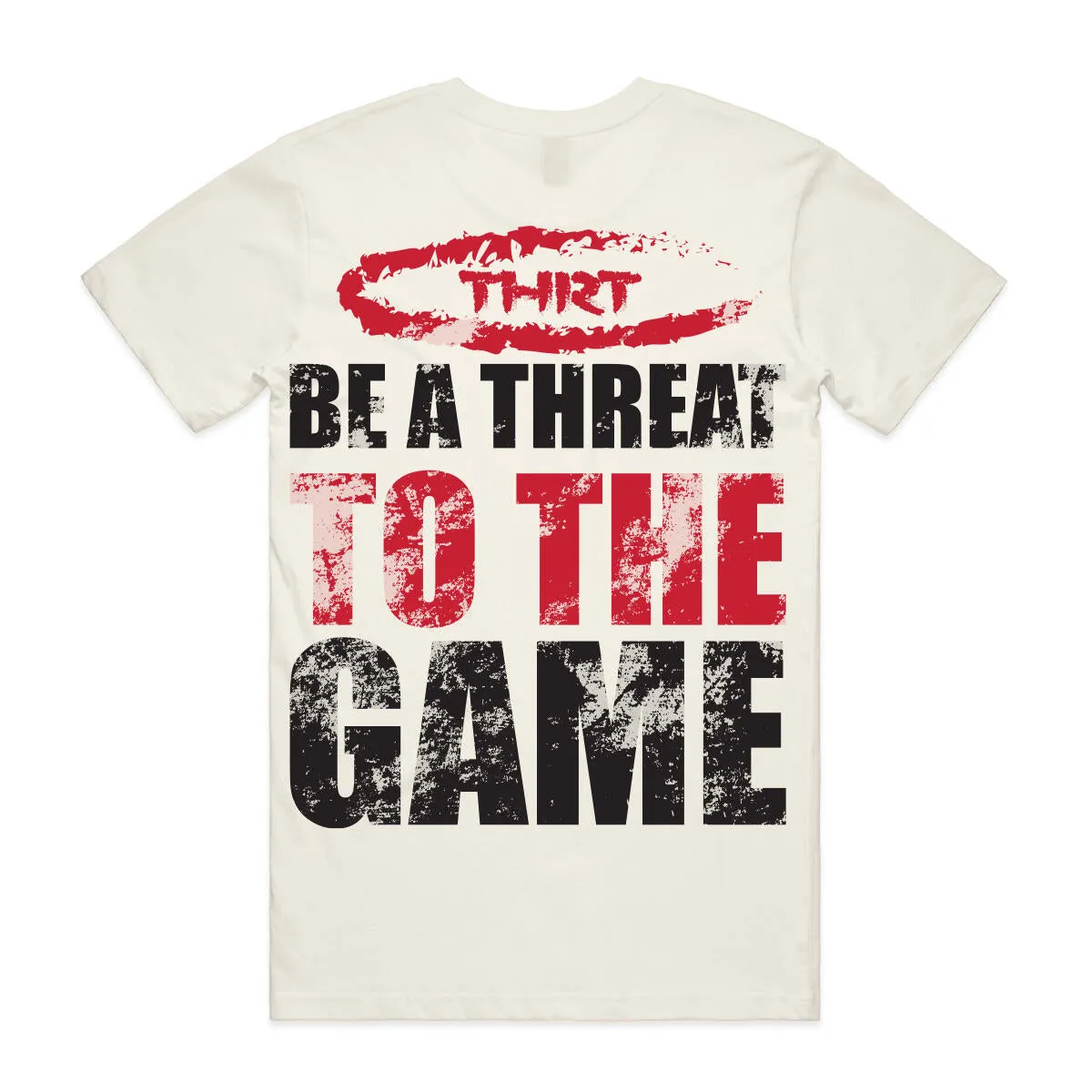 Threat To The Game Heavy Weight Tee - Natural
