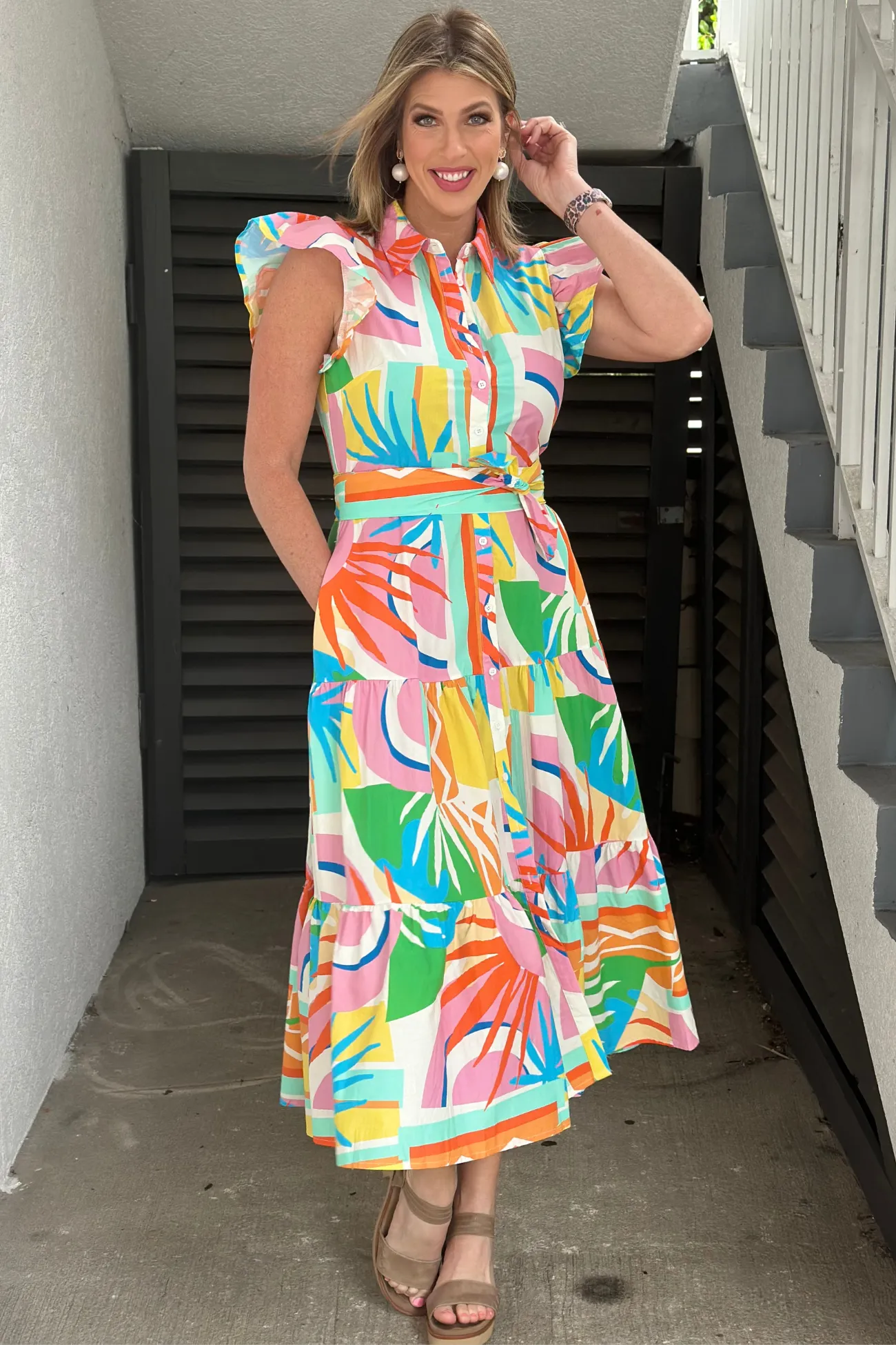 Too Much To Bear Midi Dress