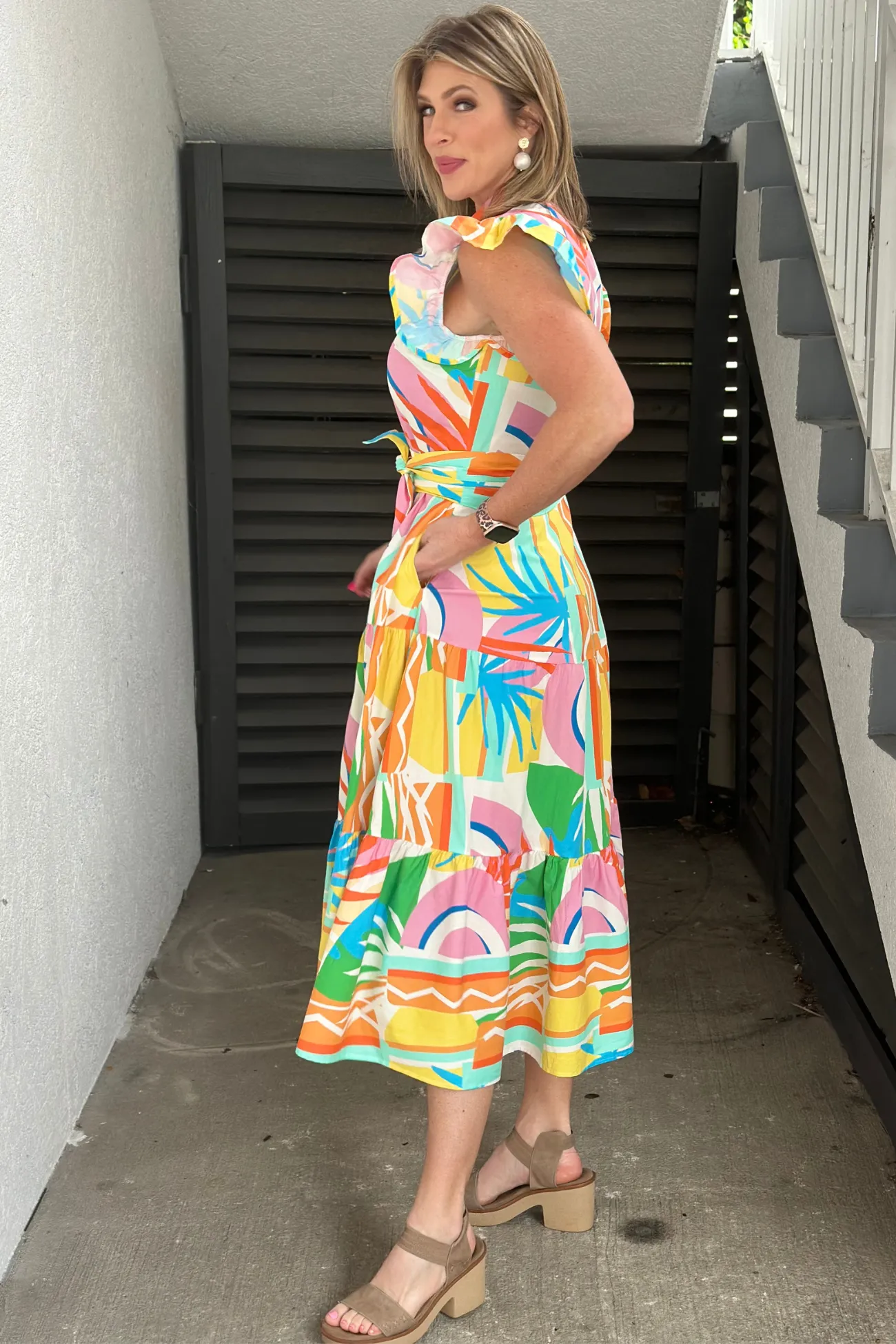 Too Much To Bear Midi Dress