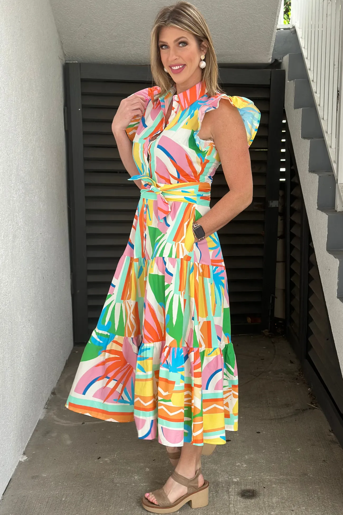 Too Much To Bear Midi Dress