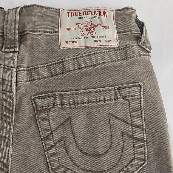 True Religion Brand Jeans Maisie High Rise Shorts Brindle NWT $129