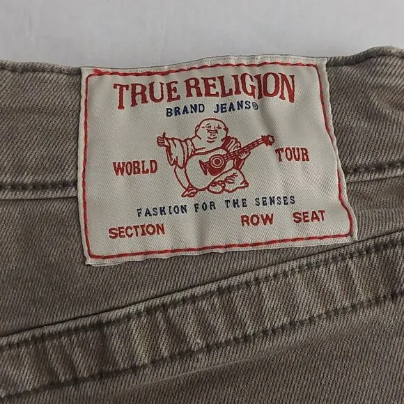 True Religion Brand Jeans Maisie High Rise Shorts Brindle NWT $129