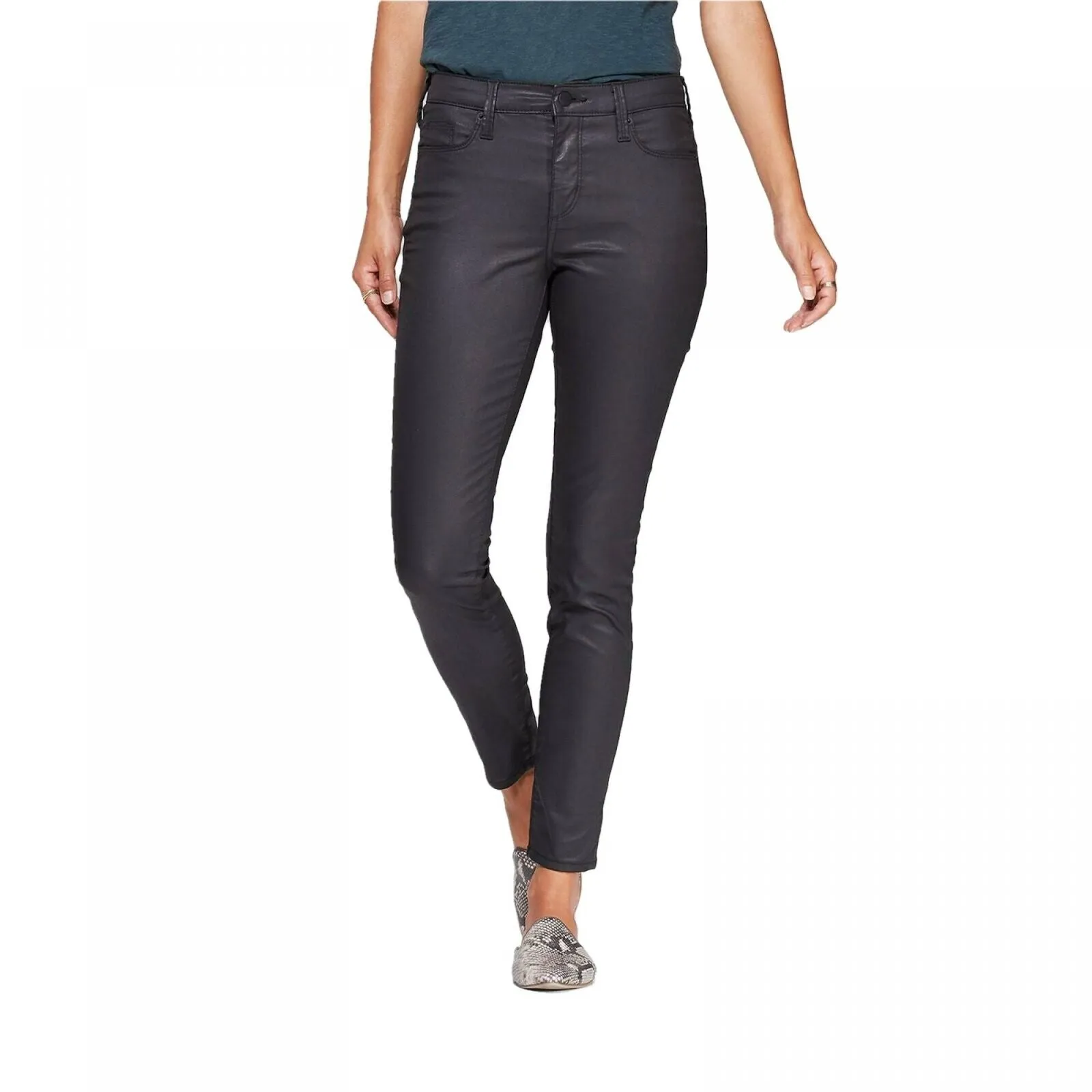 Universal Thread Women's Coated High Rise Skinny Jeans