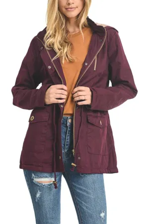 Utility Jacket w/ Faux Fur