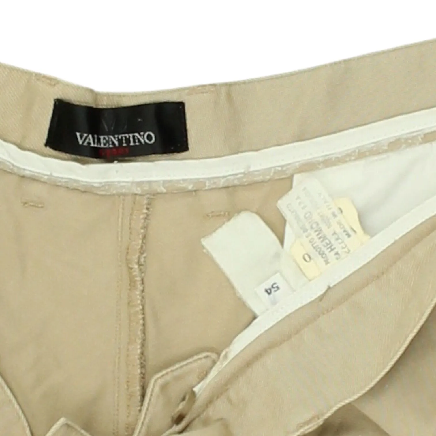 Valentino Mens Beige Shorts | Bermuda Chino Smart Casual Summer VTG