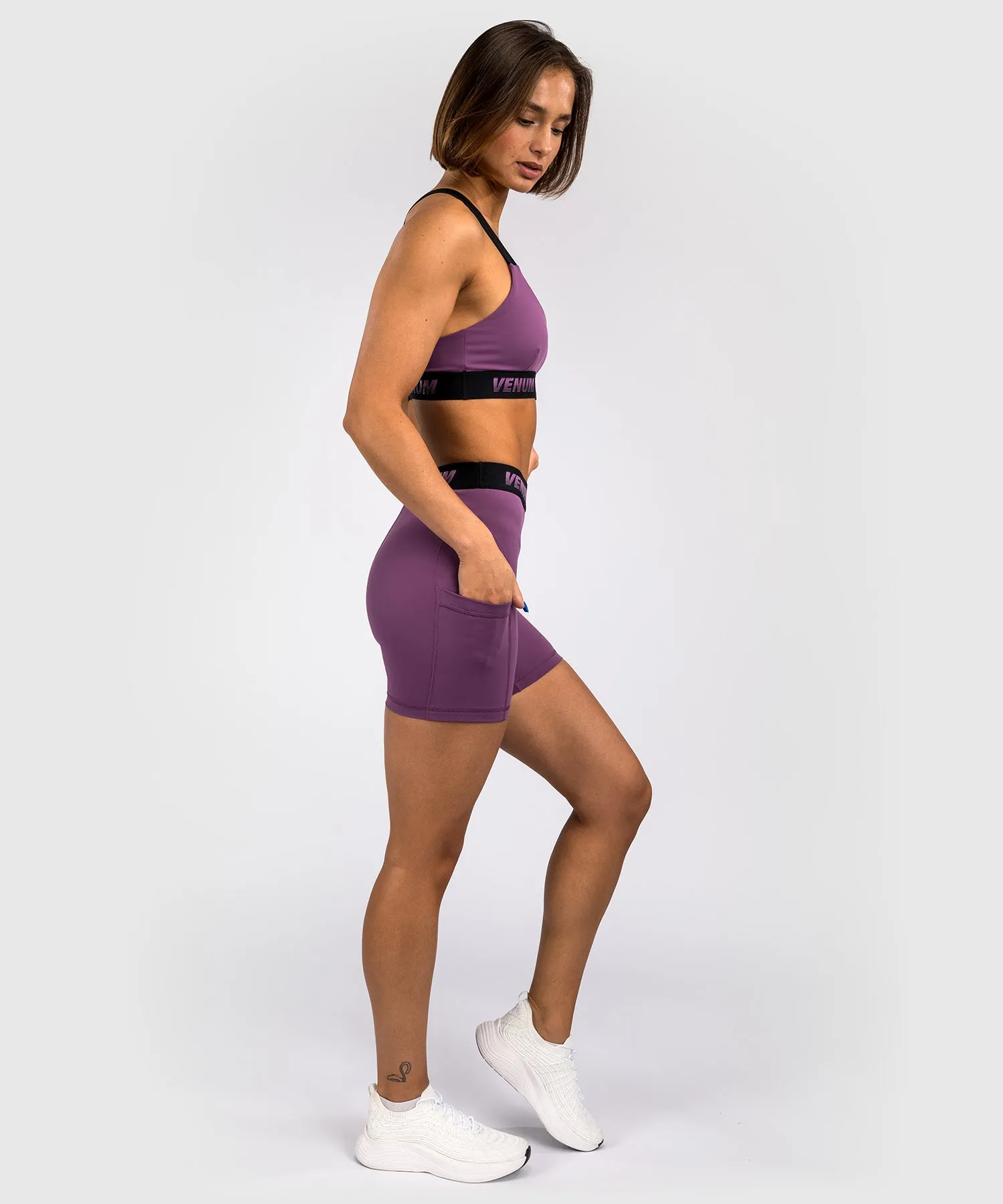 Venum Elevate Dames Lange Vale Tudo Short - Dusky Orchid