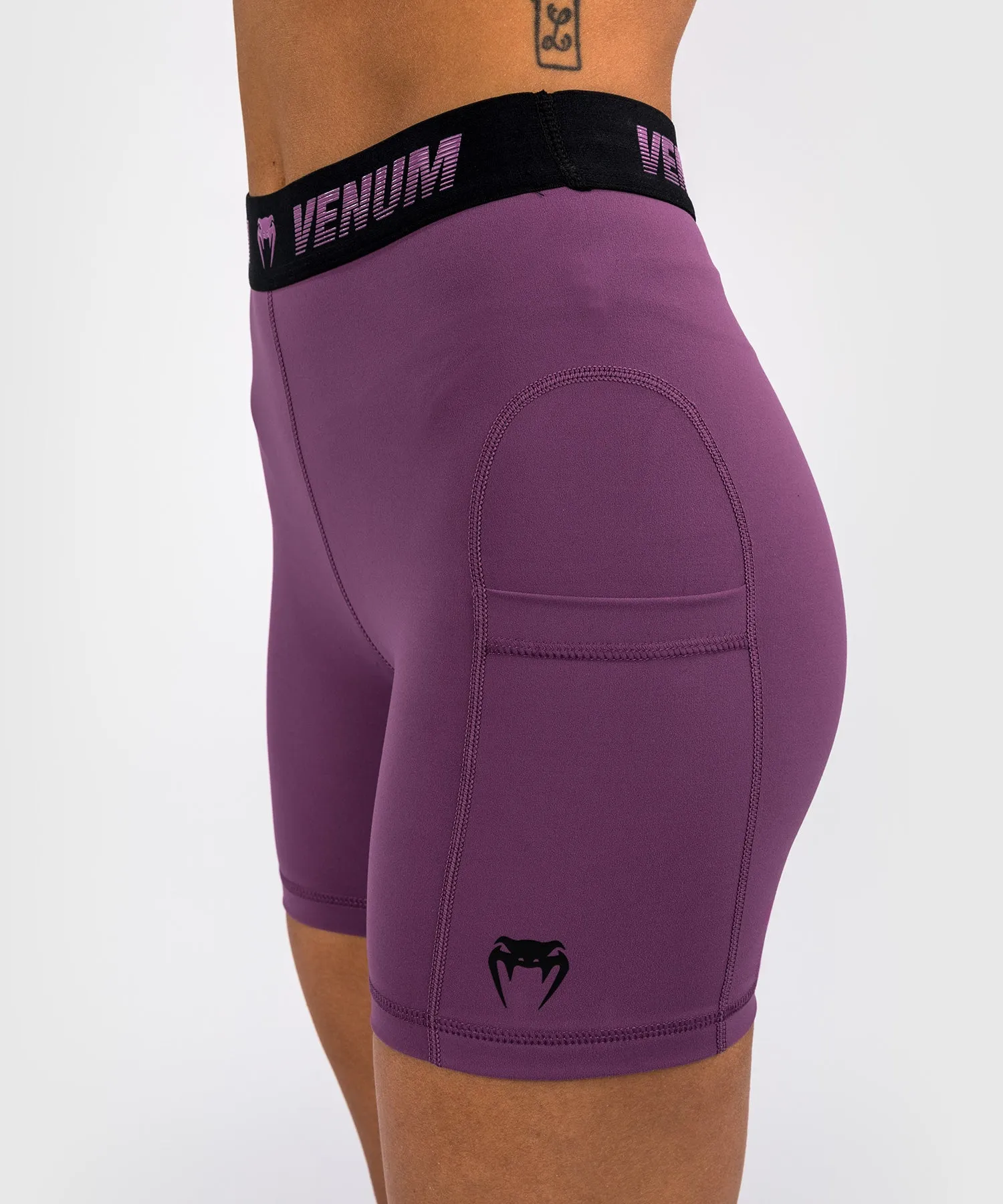 Venum Elevate Dames Lange Vale Tudo Short - Dusky Orchid