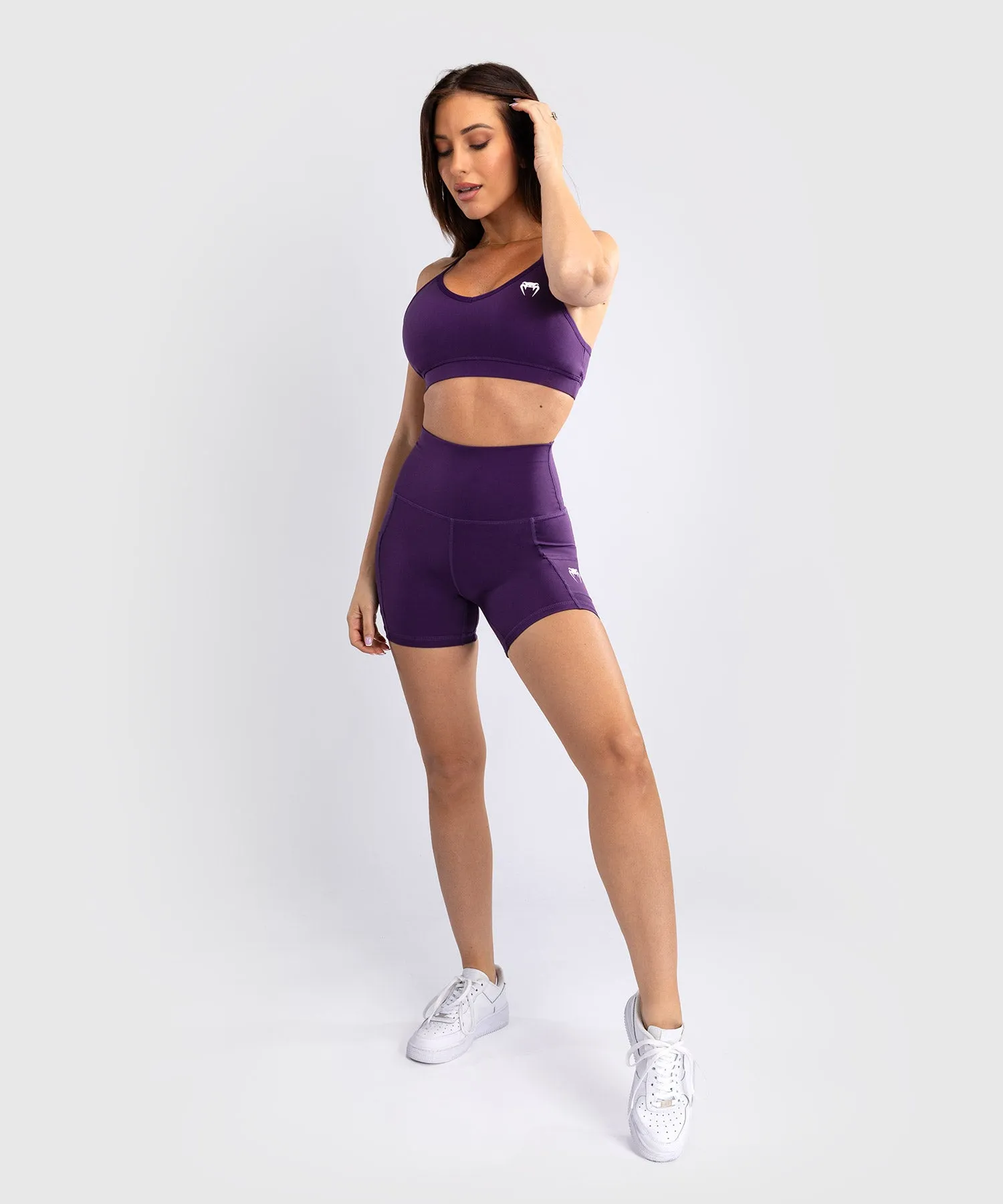 Venum Essential Fietsbroek Dames - Donkerpaars