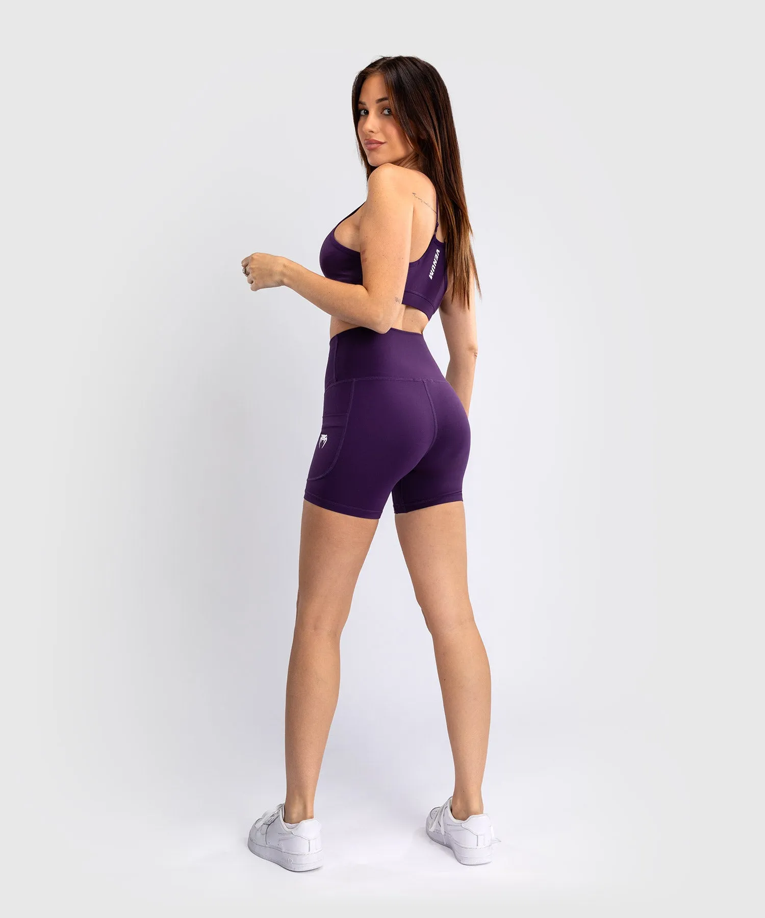 Venum Essential Fietsbroek Dames - Donkerpaars