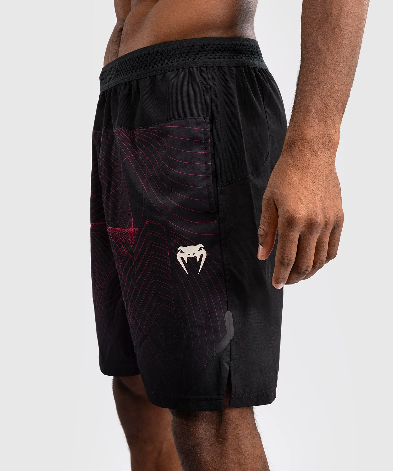 Venum G-Fit Air Pantaloni da Allenamento Uomo - Nero Profondo/Rosso Fuoco