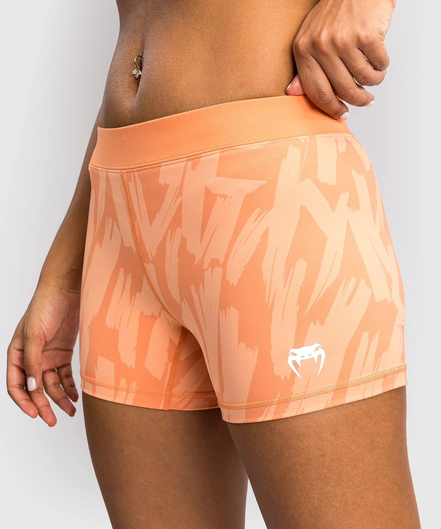 Venum Graffiti Compressieshorts voor Vrouwen - Fluweel Abrikoos