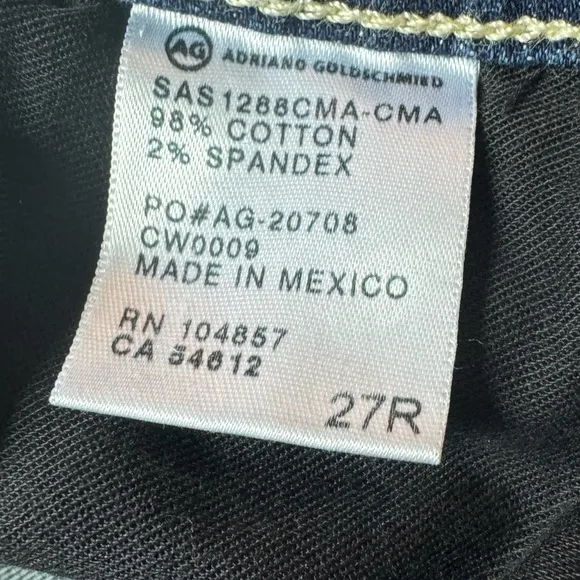 VGUC‎ Ag Jeans- Adriano Goldschmied The Legging Super Skinny Size 27R