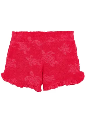 VILEBREQUIN Girls Terry Shorts Ronde des Tortues