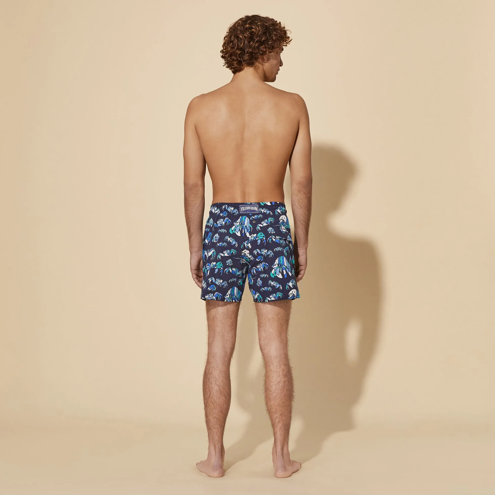 VILEBREQUIN Men Stretch Swim Shorts Hermit Crabs