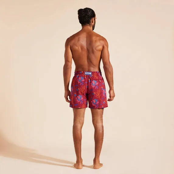 VILEBREQUIN Men Swim Shorts Embroidered Medusa Flowers - Limited Edition