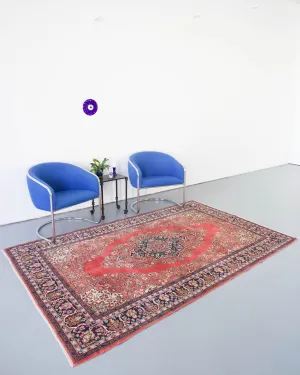 Vintage Turkish Konya Ladik Rug