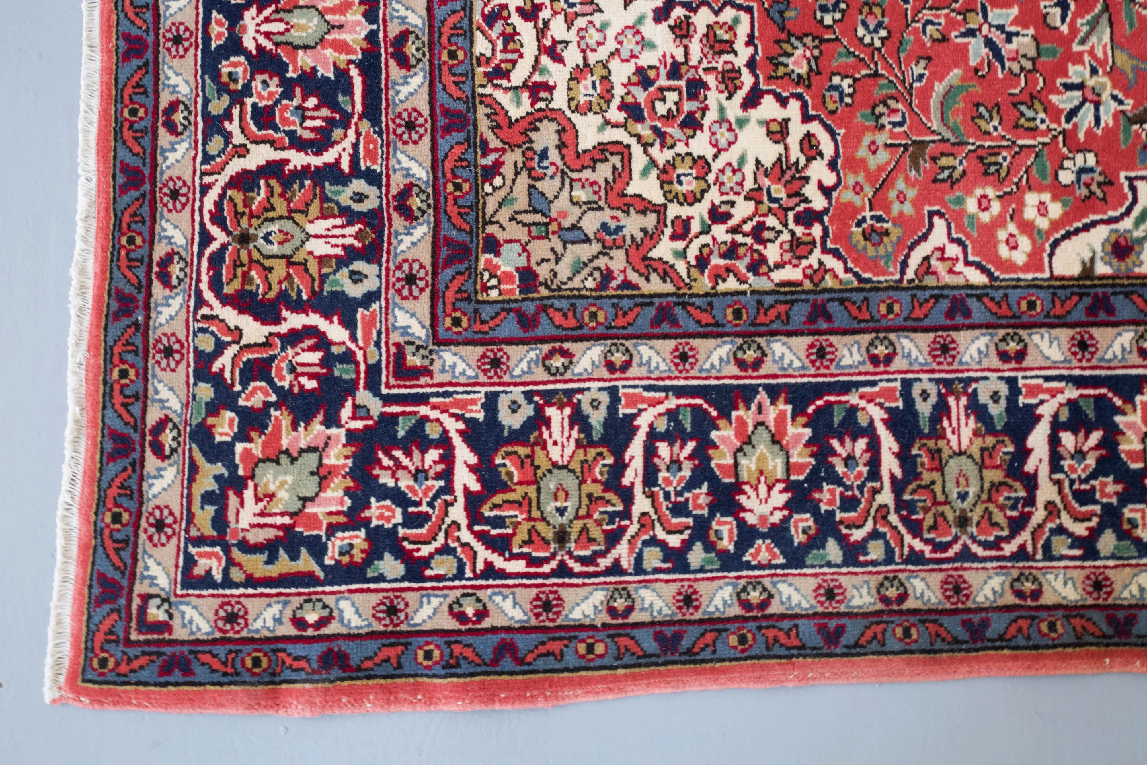 Vintage Turkish Konya Ladik Rug