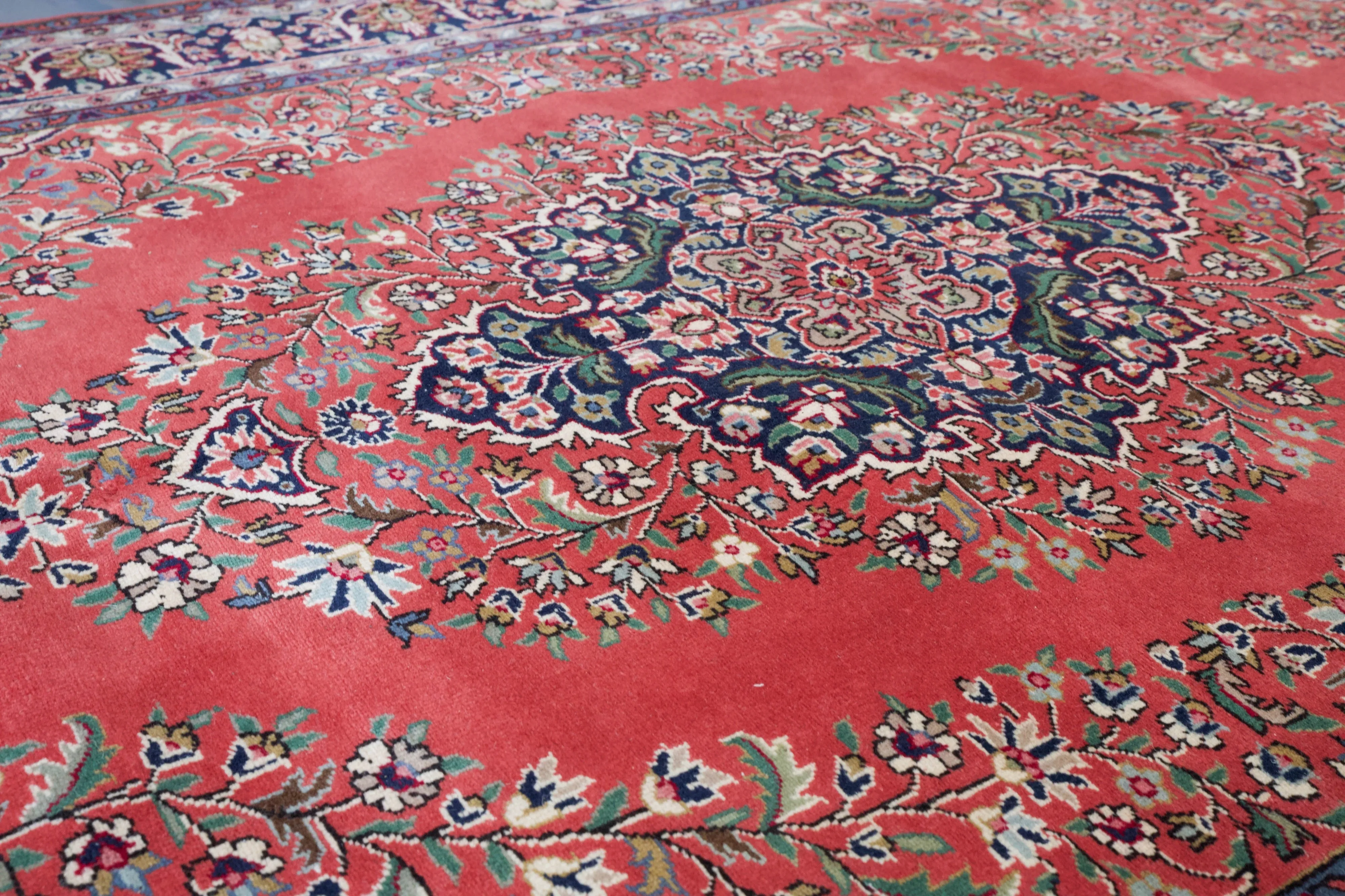 Vintage Turkish Konya Ladik Rug