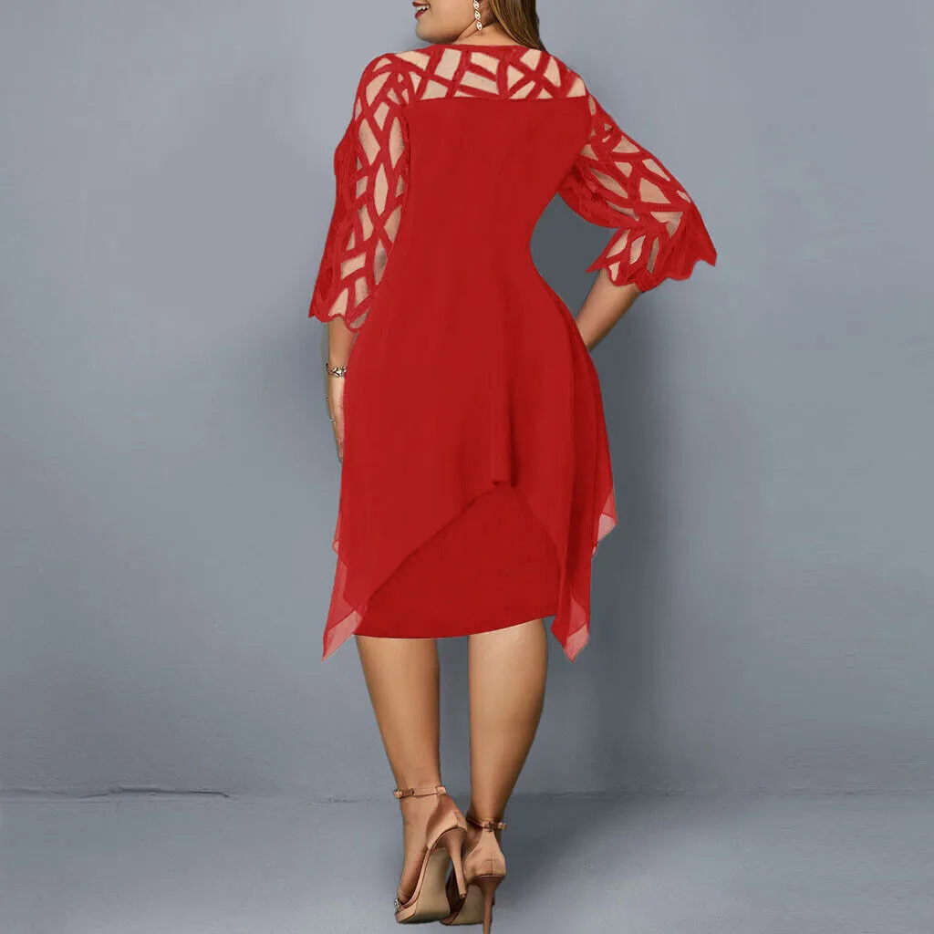 Vionnet | Chic Plus Size Midi Dress For Modern Women