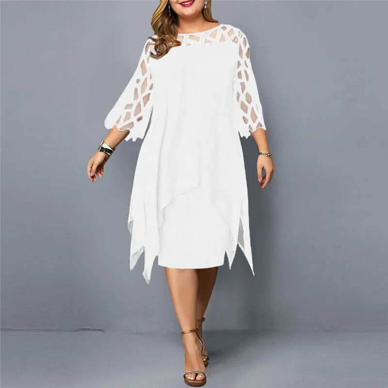 Vionnet | Chic Plus Size Midi Dress For Modern Women
