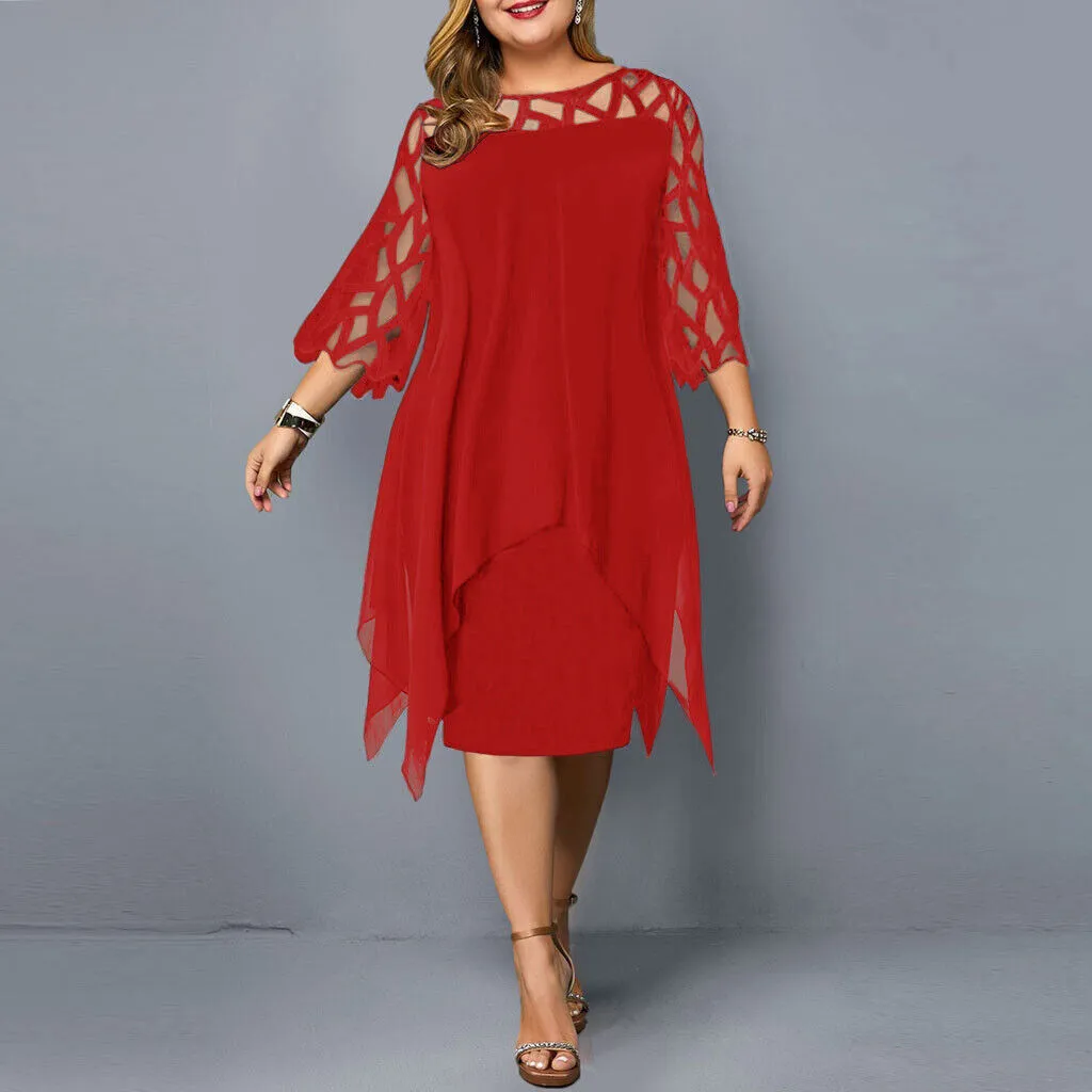 Vionnet | Chic Plus Size Midi Dress For Modern Women