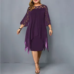 Vionnet | Chic Plus Size Midi Dress For Modern Women