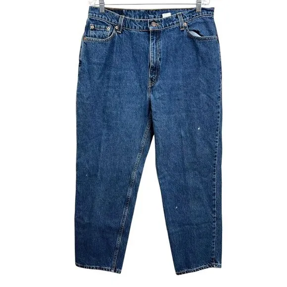 VTG Levis Womens 512 Jeans Slim‎ Fit Straight Y2K  90's Zip Blue Sz 18 Reg S