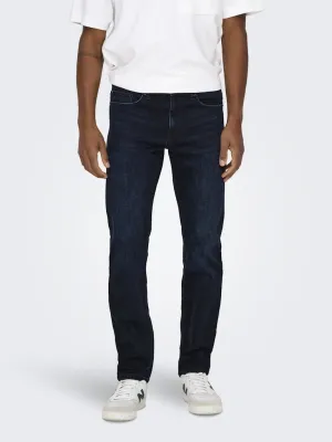 Weft Mid Rise Regular Jean | Blue Black