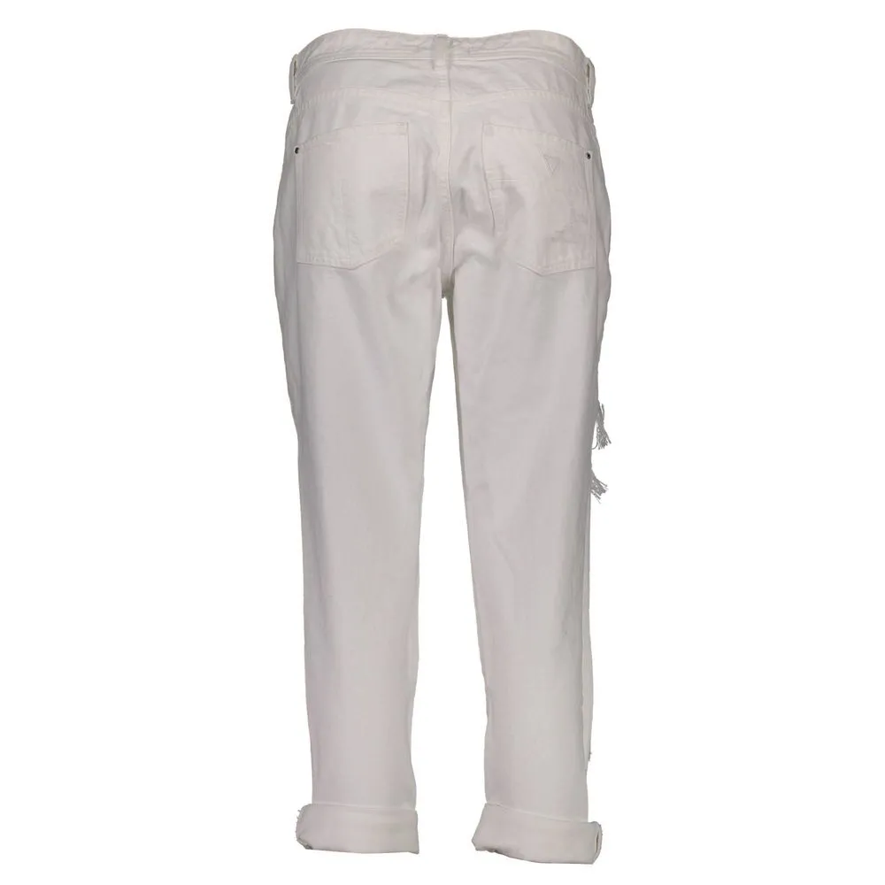 White Cotton Women Jeans