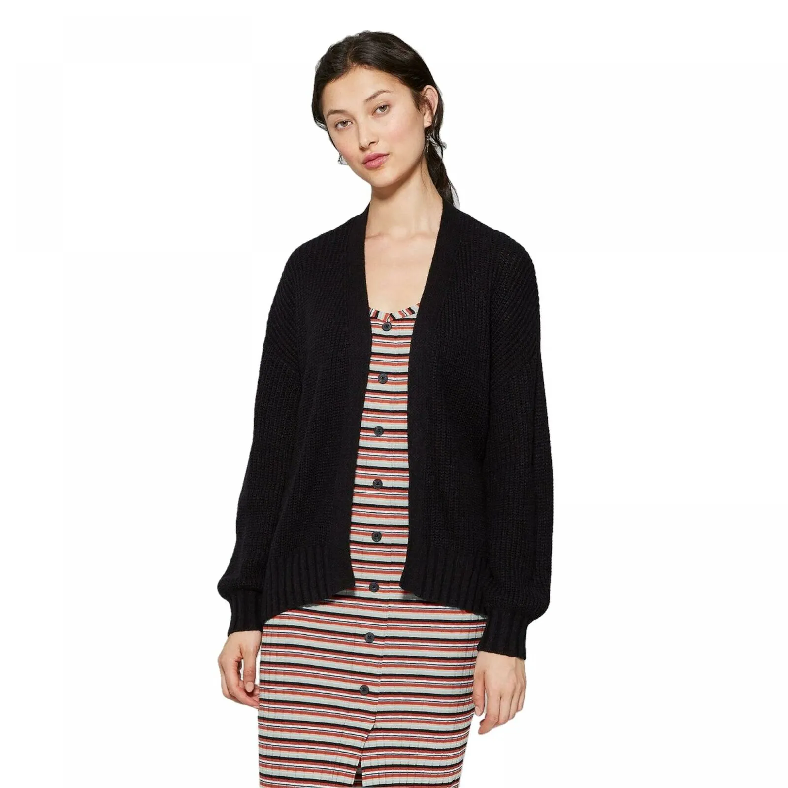 Wild Fable Women's Long Sleeve Boxy Cardigan Sweater