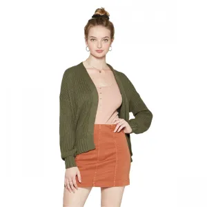Wild Fable Women's Long Sleeve Boxy Cardigan Sweater