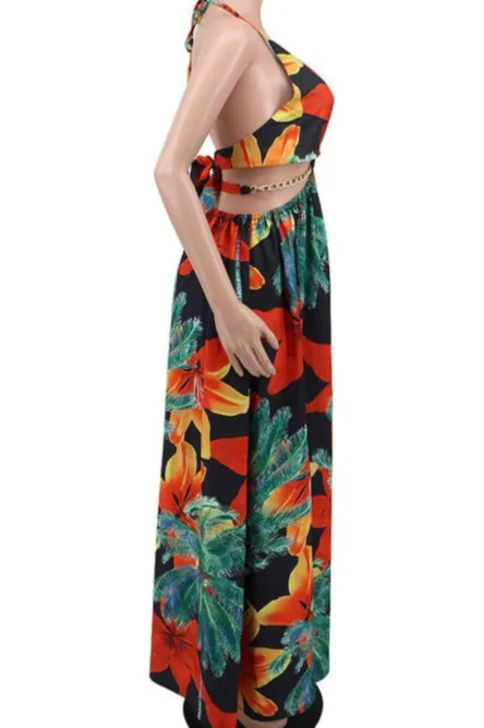Women's Fashionable Spaghetti Straps Long Maxi Dress