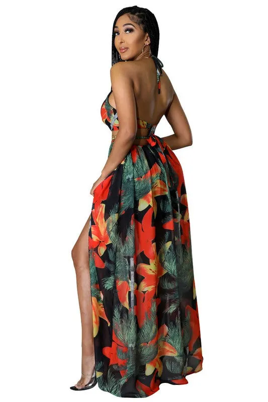 Women's Fashionable Spaghetti Straps Long Maxi Dress