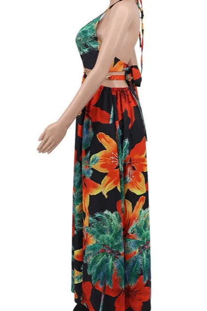 Women's Fashionable Spaghetti Straps Long Maxi Dress