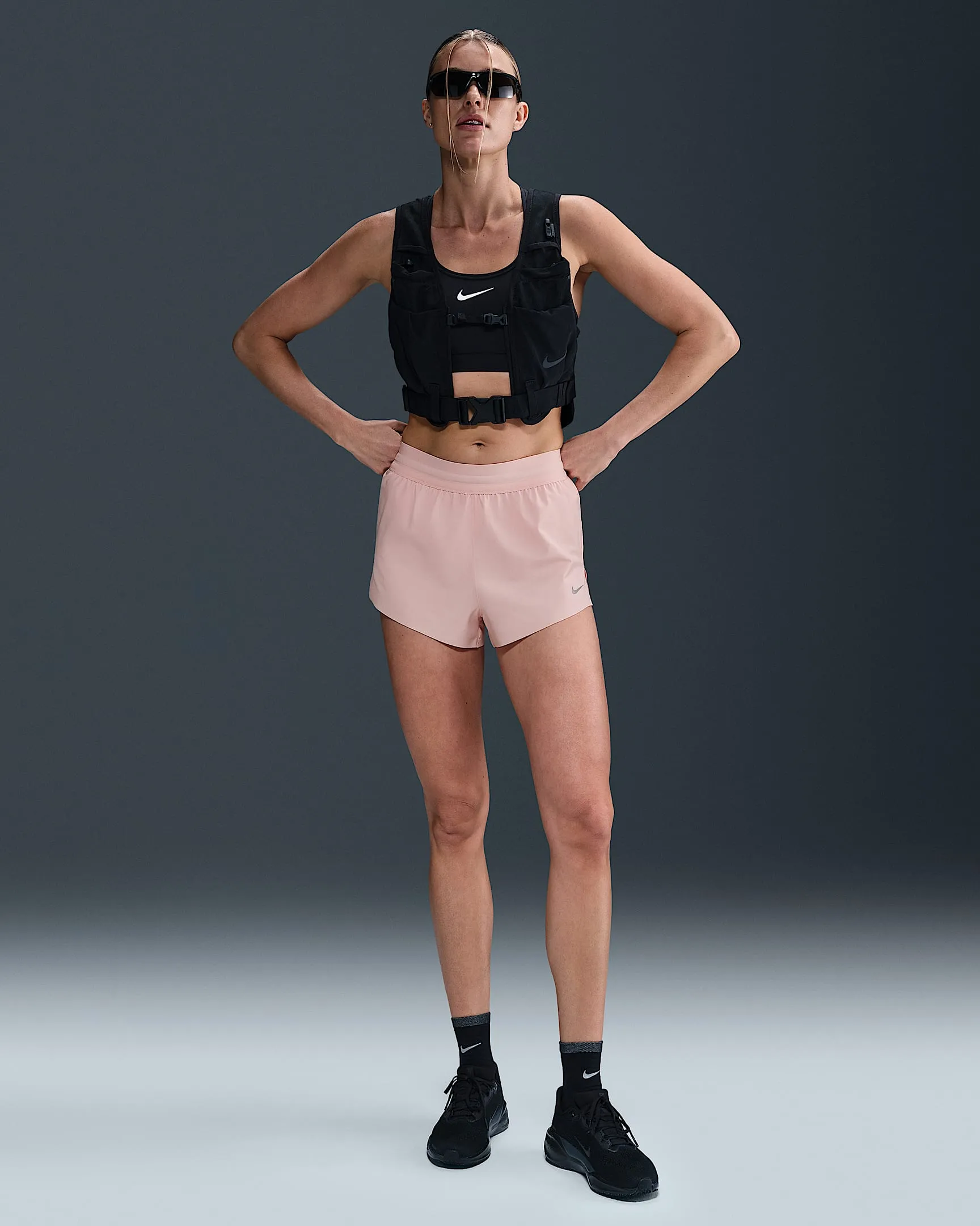 Women's Nike Swift Dri-FIT Mid-Rise 2.5" Brief-Lined Running Shorts
