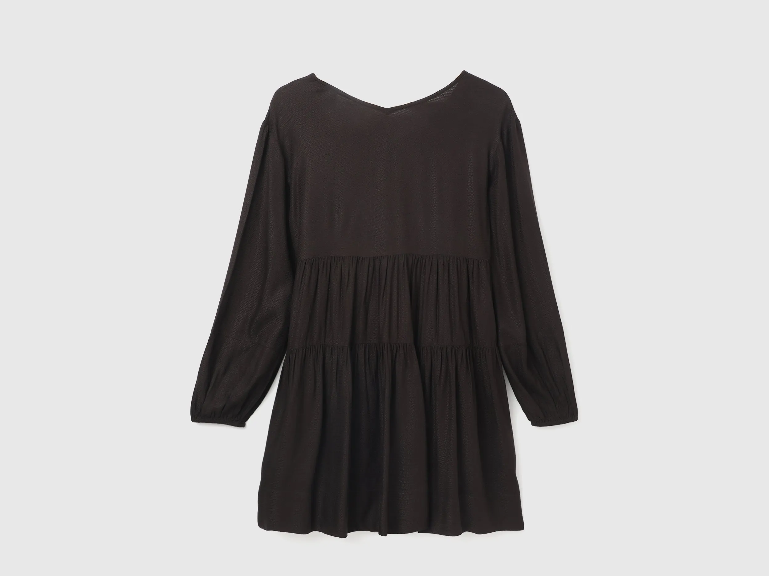 Women's Regular Fit V-Neck Solid Dresses