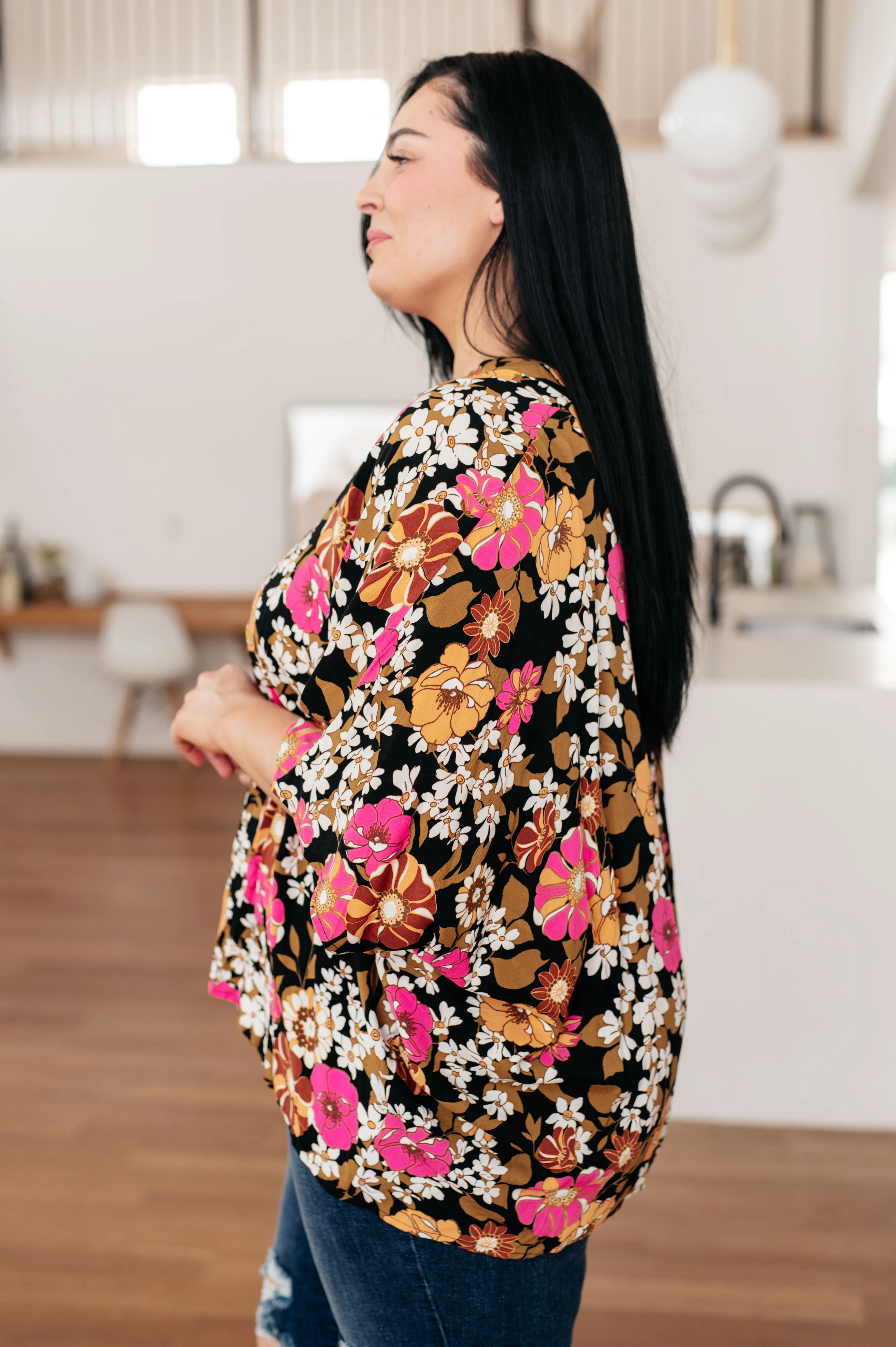Women's Take Another Chance Floral Print Top