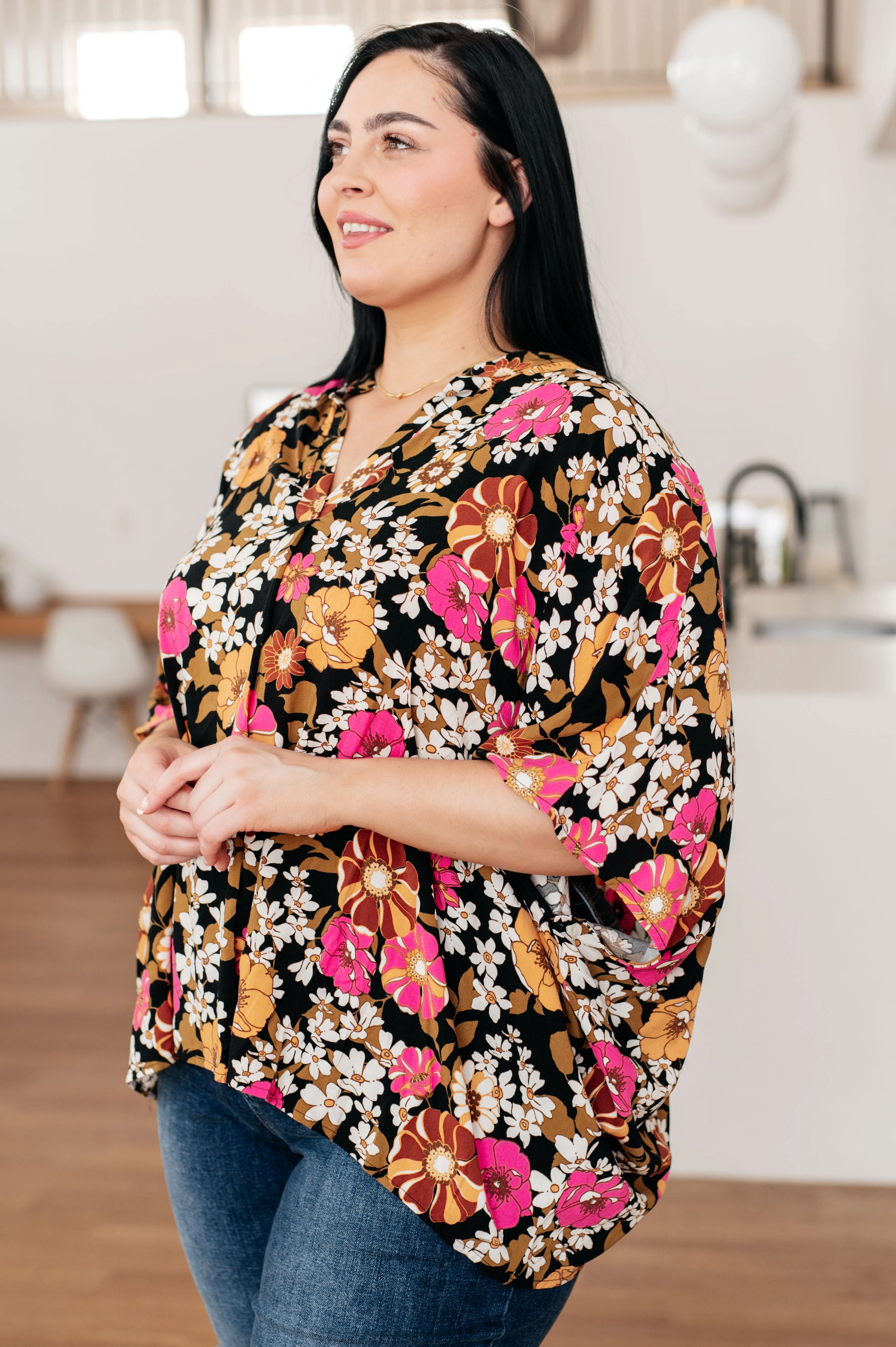 Women's Take Another Chance Floral Print Top