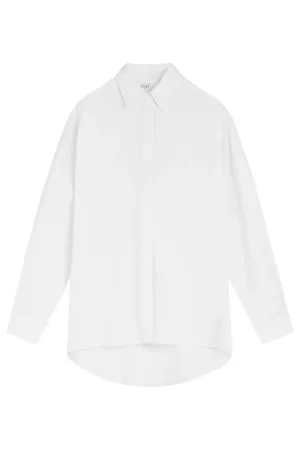 Yoko Oversized Button Down II | White