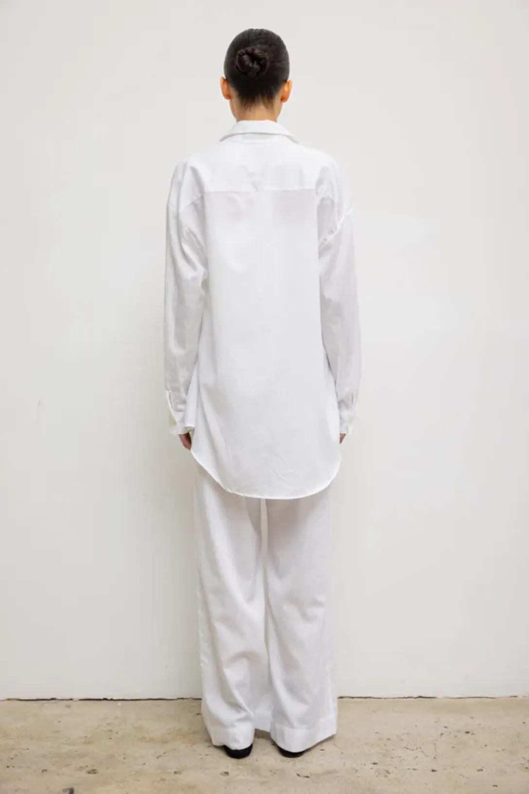 Yoko Oversized Button Down II | White